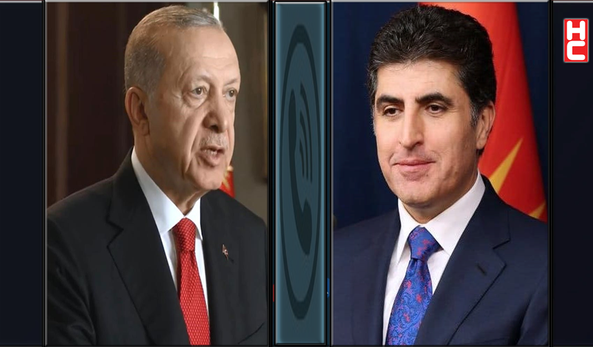 Cumhurbaşkanı Erdoğan, Neçirvan Barzani ile telefonda görüştü