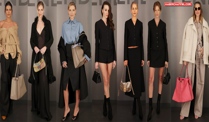 Ünlü Influencer'lar FENDI FW 26/27 defilesinde buluştu