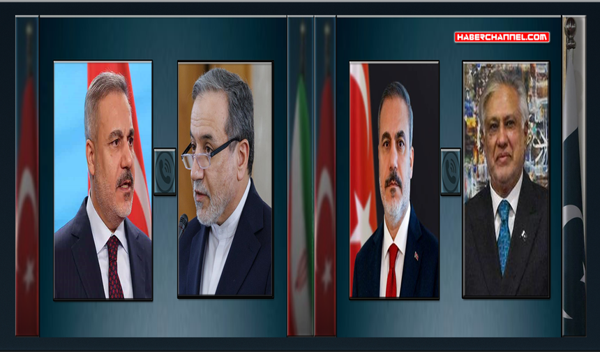 Bakan Hakan Fidan, İran ve Pakistanlı mevkidaşlarıyla görüştü