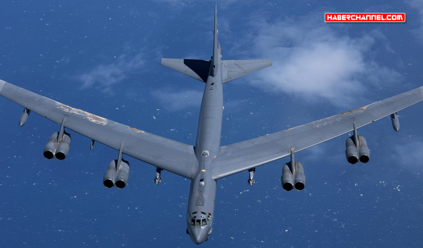 ABD'ye ait 'B-52' bombardıman uçakları İngiltere'deki RAF Fairford Üssü'ne ulaştı
