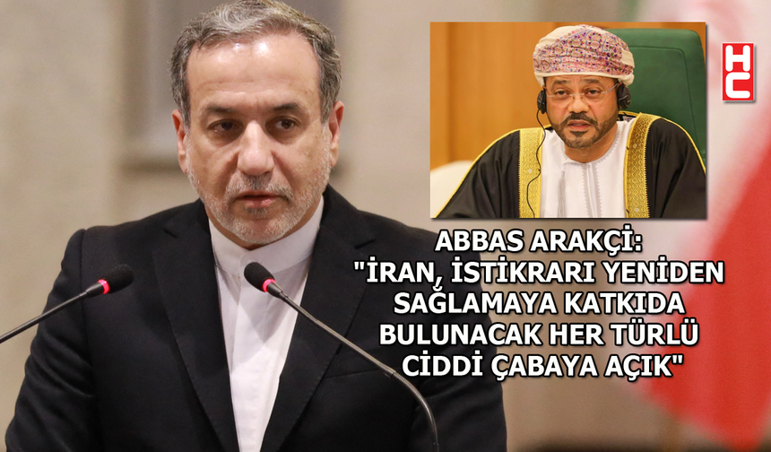 İran Dışişleri Bakanı Abbas Arakçi, Ummanlı mevikadışı Busaidi ile görüştü