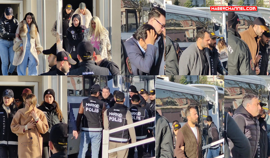 Ünlülere yönelik 'uyu*turucu' soruşturması; 19 şüpheli adliyeye sevk edildi