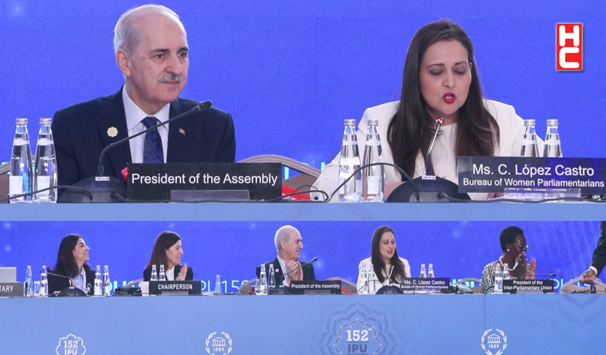 TBMM Başkanı Numan Kurtulmuş, 'Kadın Parlamenterler Forumu'nda konuştu