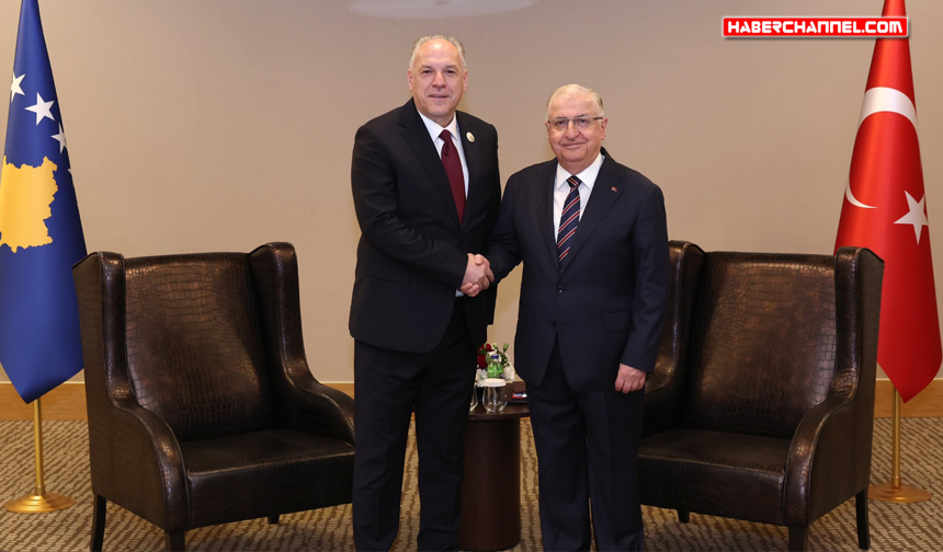 Bakan Yaşar Güler, Kosova Başbakan Yardımcısı Fikrim Damka ile görüştü