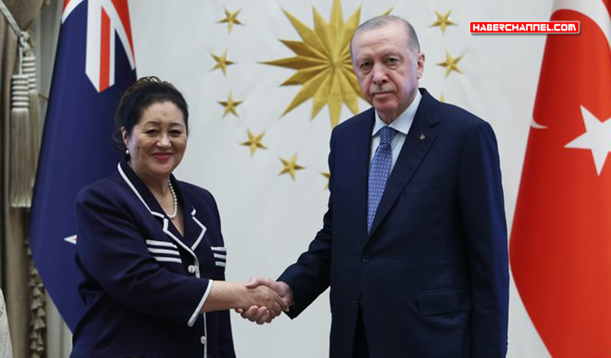 Cumhurbaşkanı Erdoğan, Yeni Zelanda Genel Valisi Cindy Kiro'yu kabul etti