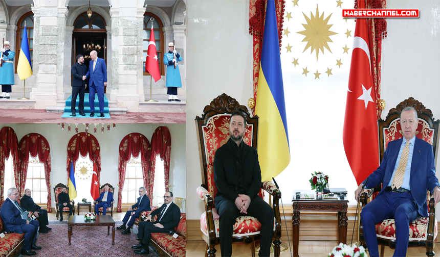 Cumhurbaşkanı Erdoğan ve Volodimir Zelenski'nin İstanbul'daki görüşmesi sona erdi