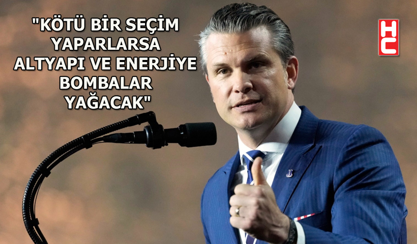 ABD Savunma Bakanı Pete Hegseth'ten 'İran'a tehdit
