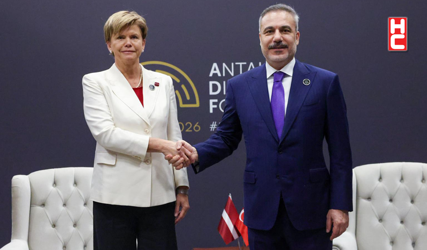 Bakan Hakan Fidan, Letonyalı mevkidaşı Baiba Braze ile görüştü