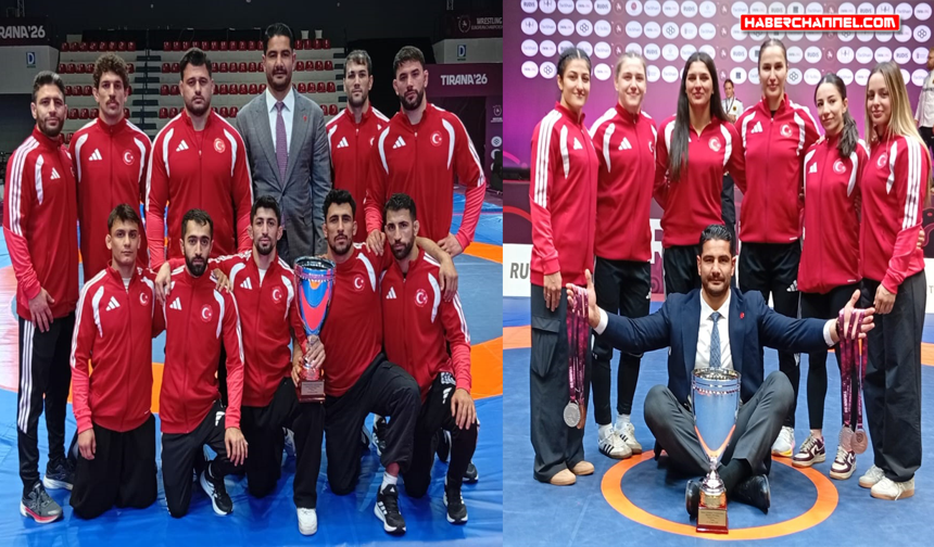 Türkiye, Avrupa Güreş Şampiyonası’nda 11 madalya kazandı