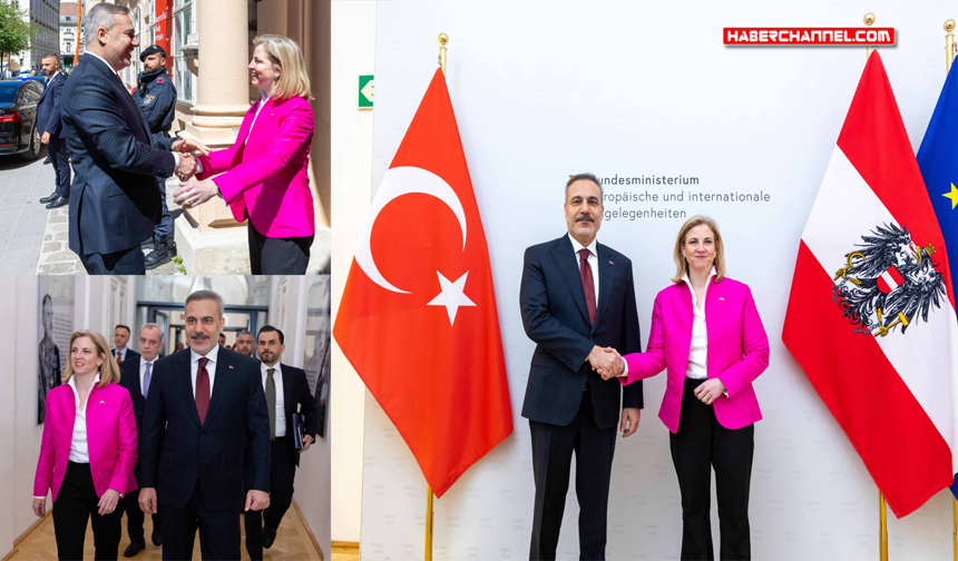 Bakan Hakan Fidan, Avusturyalı mevkidaşı Beate Meinl-Reisinger ile görüştü
