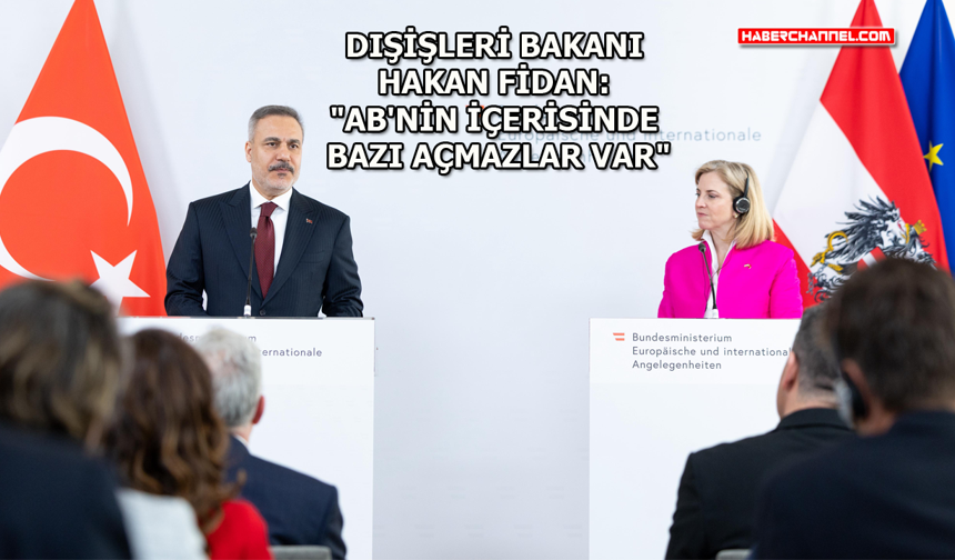 Dışişleri Bakanı Hakan Fidan, Avusturyalı mevkidaşı Meinl-Reisinger ile ortak basın toplantısında konuştu