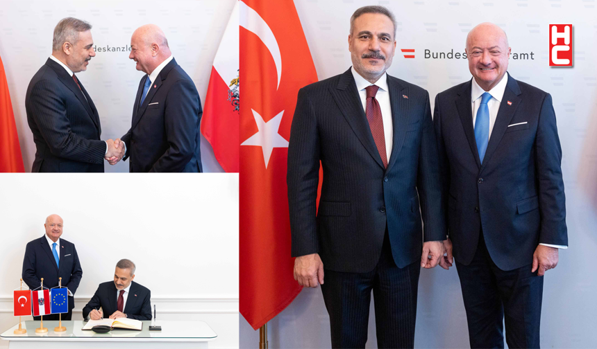 Dışişleri Bakanı Hakan Fidan, Avusturya Şansölyesi Christian Stocker ile görüştü
