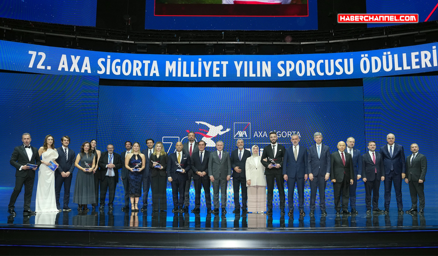 72’nci AXA Sigorta Milliyet Yılın Sporcusu Ödülleri sahiplerini buldu