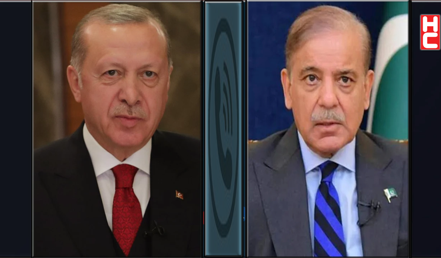 Cumhurbaşkanı Erdoğan, Pakistan Başbakanı Şahbaz Şerif ile görüştü