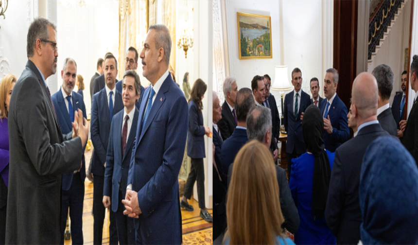 Dışişleri Bakanı Hakan Fidan, Londra’da Türk iş insanlarıyla buluştu