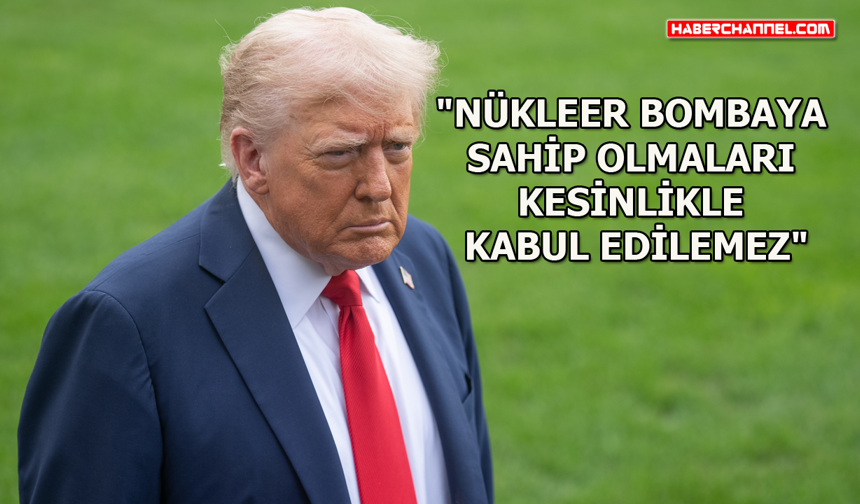 Donald Trump'tan Papa 14. Leo'ya 'İran' seslenişi