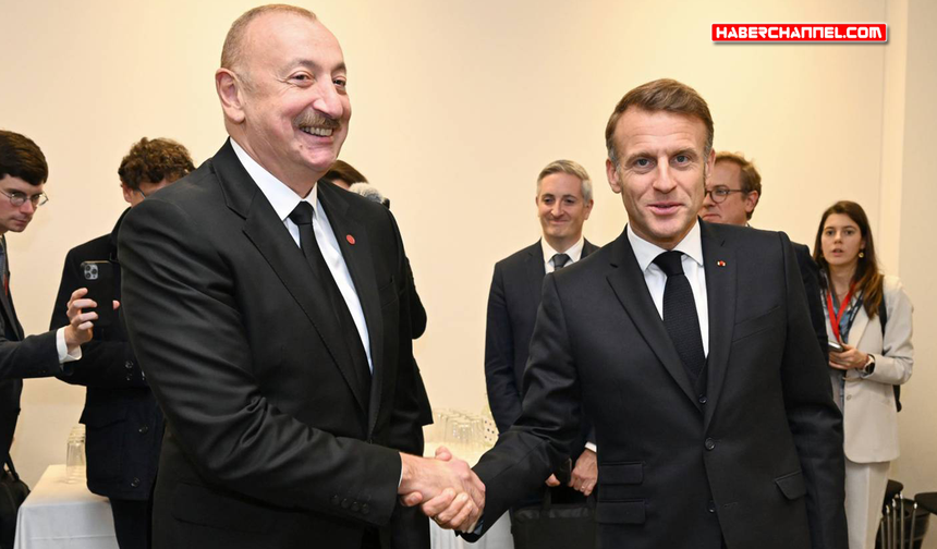 Macron ve İlham Aliyev telefonda görüştü