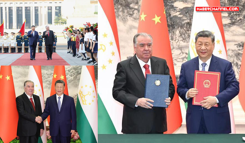 Çin Devlet Başkanı Xi Jinping, Tacikistan Cumhurbaşkanı Rahman ile görüştü