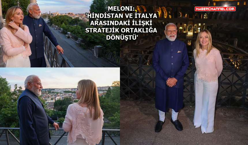 Hindistan Başbakanı Modi, İtalyan mevkidaşı Giorgia Meloni ile görüştü