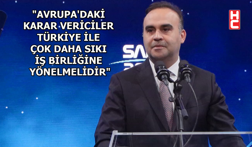 Bakan Mehmet Fatih Kacır, SAHA 2026 açılış töreninde konuştu