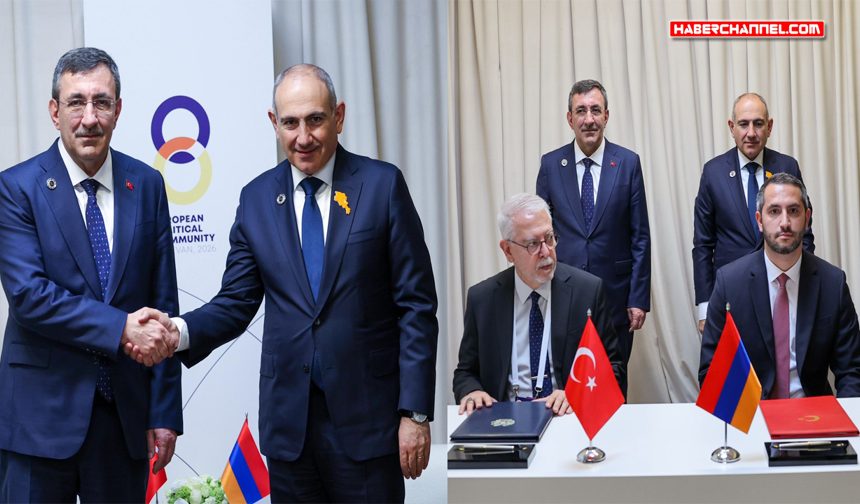 Cumhurbaşkanı Yardımcısı Cevdet Yılmaz, Ermenistan Başbakanı Nikol Paşinyan ile görüştü