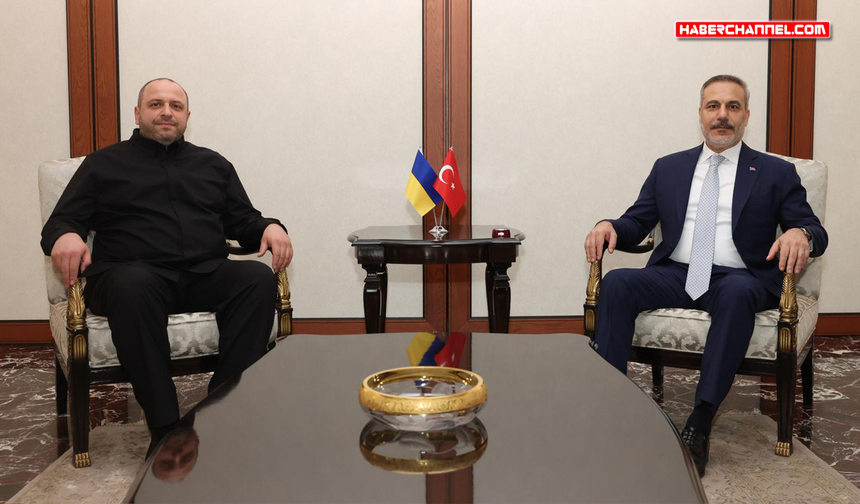 Bakan Hakan Fidan, Ukrayna Ulusal Güvenlik Sekreteri Rustem Umerov ile görüştü
