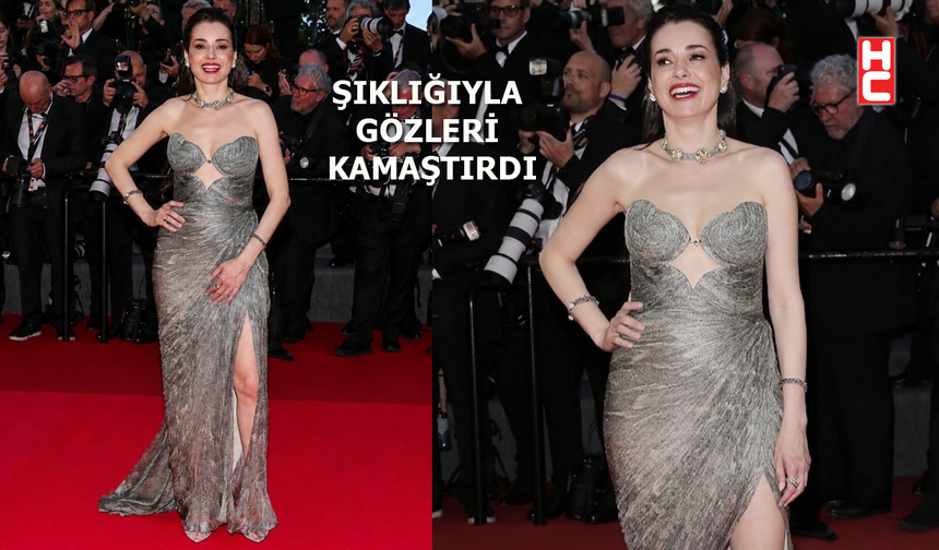Özgü Namal, Cannes'da şıklığıyla gözleri kamaştırdı