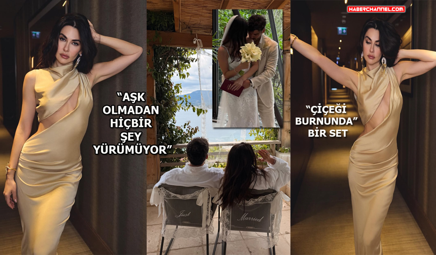 Bodrum'da sürpriz nikah! Nesrin Cavadzade ile Kadir Taner Uçar evlendi