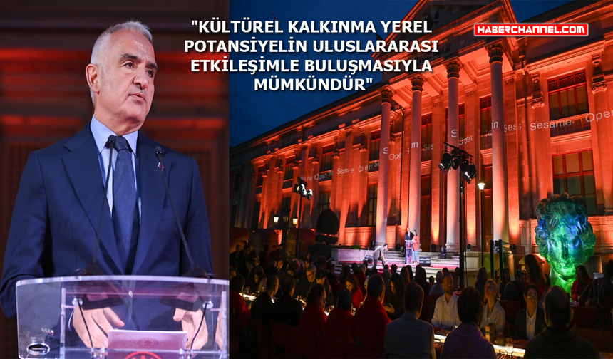 Bakan Ersoy 'Global Design Forum Açılış Resepsiyonu'nda konuştu