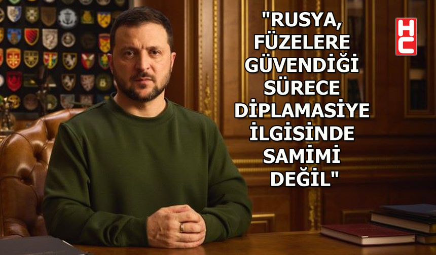 Ukrayna Devlet Başkanı Zelenski'den Rusya açıklaması