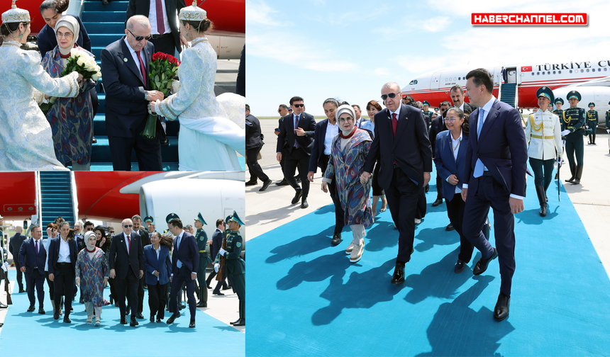 Cumhurbaşkanı Erdoğan, Türkistan'da