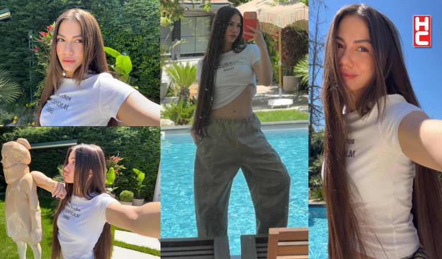 Sade ve Doğal: Demet Özdemir'den bayram pozları