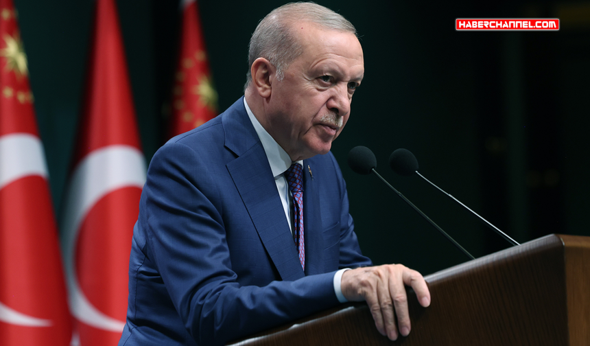 Cumhurbaşkanı Erdoğan, 'Kabine Toplantısı' sonrası açıklamalarda bulundu