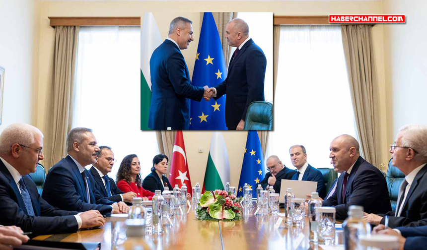 Bakan Hakan Fidan, Bulgaristan Başbakanı Rumen Radev tarafından kabul edildi