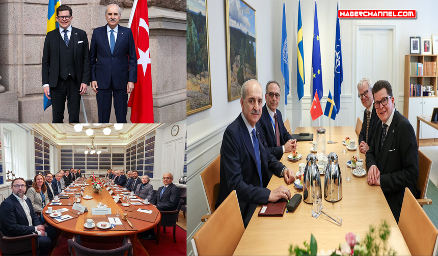 TBMM Başkanı Numan Kurtulmuş, İsveç Parlamentosu Başkanı Norlen ile görüştü