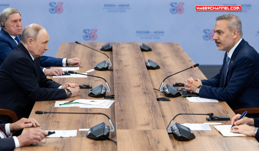 Dışişleri Bakanı Fidan, Rusya Devlet Başkanı Putin tarafından kabul edildi
