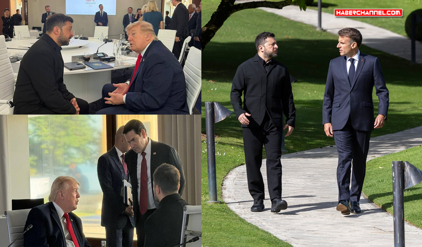 Zelenski, Trump ve Macron ile Fransa'da görüştü