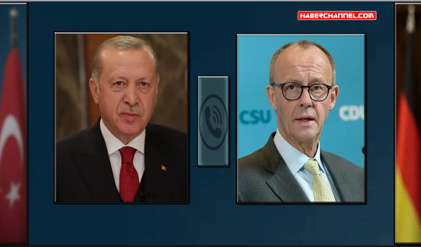 Cumhurbaşkanı Erdoğan, Almanya Şansölyesi Friedrich Merz ile görüştü