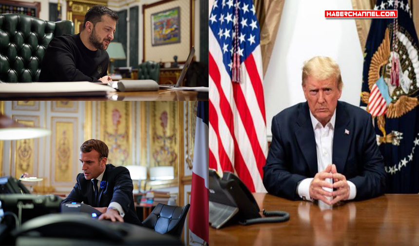 Zelenski, Trump ve Macron ile telefonda görüştü