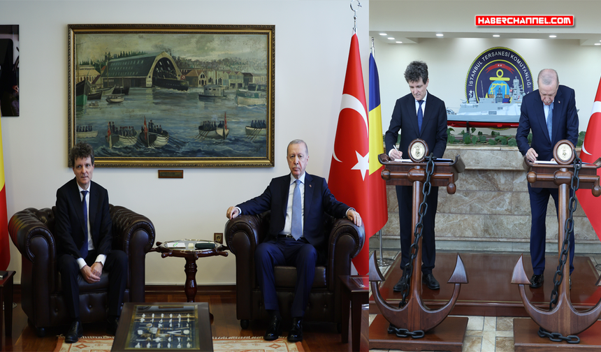 Cumhurbaşkanı Erdoğan, Romanya Cumhurbaşkanı Nicuşor Daniel Dan ile görüştü