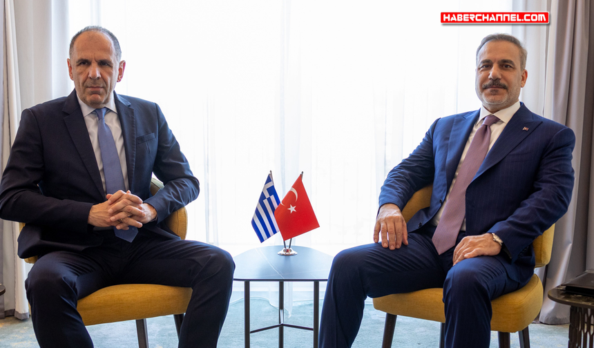 Bakan Hakan Fidan, Yunan mevkidaşı Giorgos Gerapetritis ile görüştü