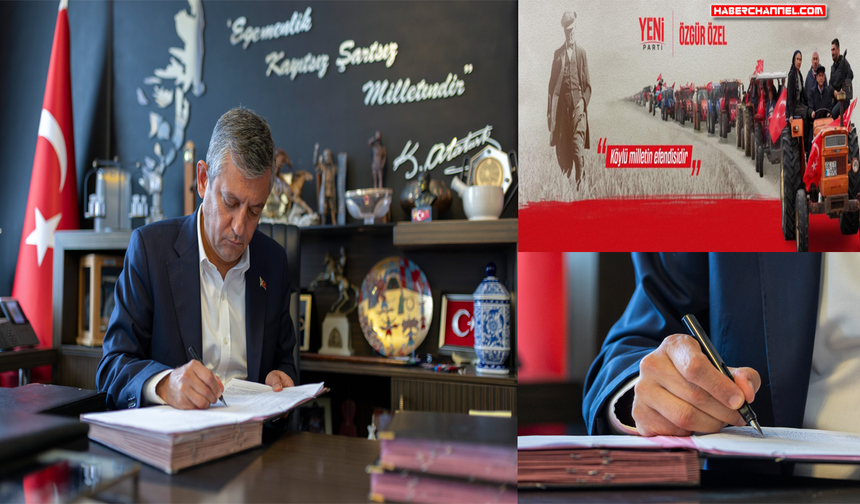 Özgür Özel'in partisinin adı 'Yeni Parti' oldu