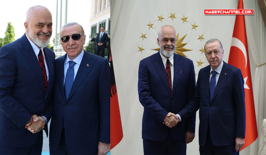 Cumhurbaşkanı Erdoğan, Arnavutluk Başbakanı Edi Rama'yı kabul etti