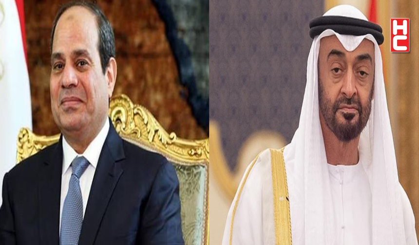 Mısır Cumhurbaşkanı Sisi ile BAE Devlet Başkanı Al Nahyan bir araya geldi