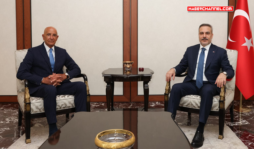 Bakan Hakan Fidan, ABD Büyükelçisi Tom Barrack'ı kabul etti