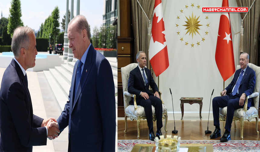 Cumhurbaşkanı Erdoğan, Kanada Başbakanı Mark Carney'i kabul etti