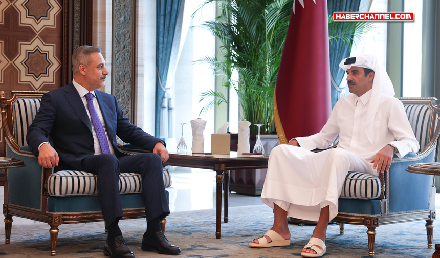 Bakan Hakan Fidan, Doha'da Katar Emiri Al Sani tarafından kabul edildi