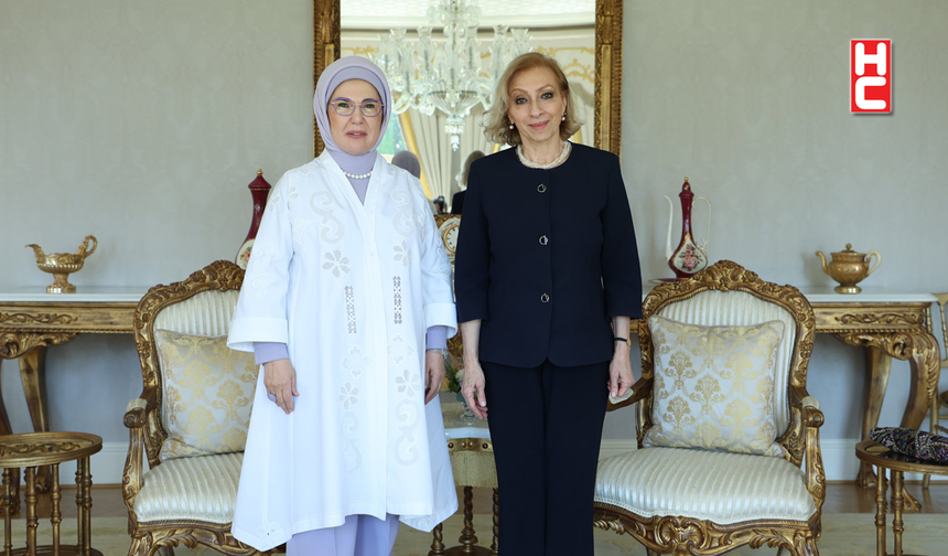 Emine Erdoğan, Lübnan Başbakanı'nın eşi Sahar Selam ile görüştü