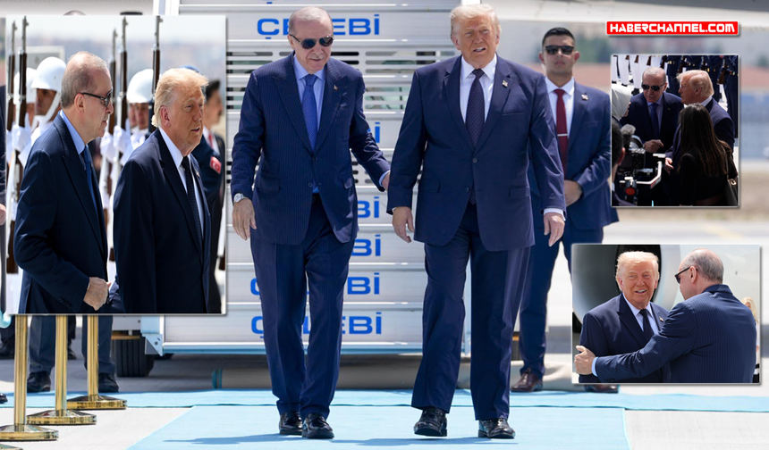 ABD Başkanı Donald Trump Ankara'da