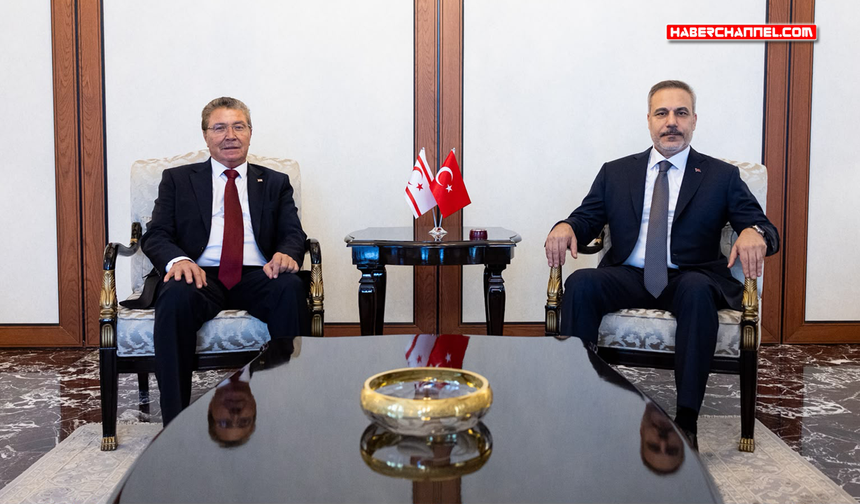 Bakan Hakan Fidan, KKTC Başbakanı Ünal Üstel ile görüştü